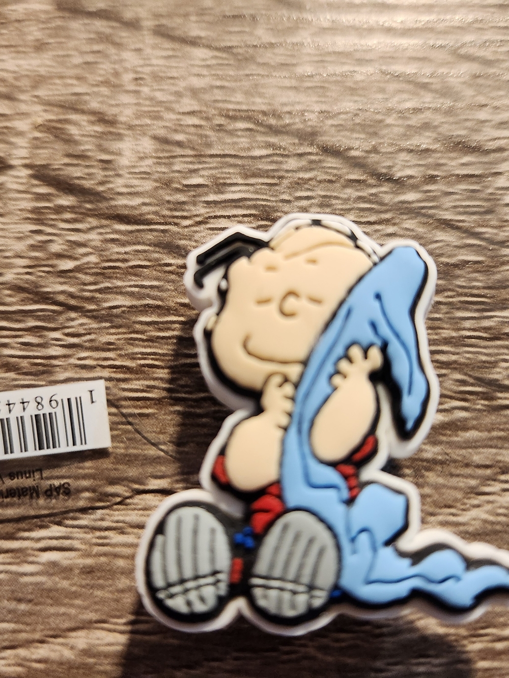 Brand New with Tags Crocs Jibbitz Peanuts Linus Shoe Charm